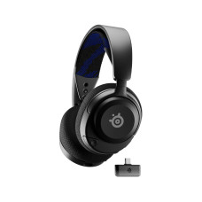 SteelSeries New Arctis Nova 4 Wireless Multi-Platform Gaming Headset — 360° Spatial Audio— 2.4GHz High-Speed Wireless — 36 Hr Battery — USB-C — ClearCast Gen 2 Mic — PC, Playstation, Switch, Meta